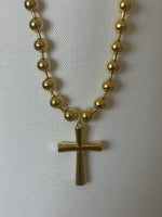 Load image into Gallery viewer, Bold Beaded Cross Necklace
