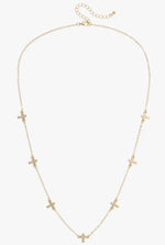 Load image into Gallery viewer, Faith Tiny Cross Chain Necklace
