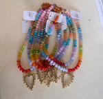 Load image into Gallery viewer, Fiesta Heart Gemstone Necklace
