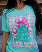 Load image into Gallery viewer, Preppy Christmas Tree Tee
