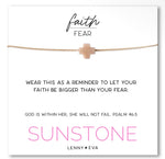 Load image into Gallery viewer, Faith Over Fear Cross Necklace
