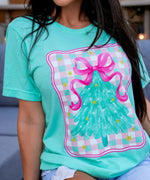 Load image into Gallery viewer, Preppy Christmas Tree Tee
