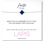 Load image into Gallery viewer, Faith Over Fear Cross Necklace
